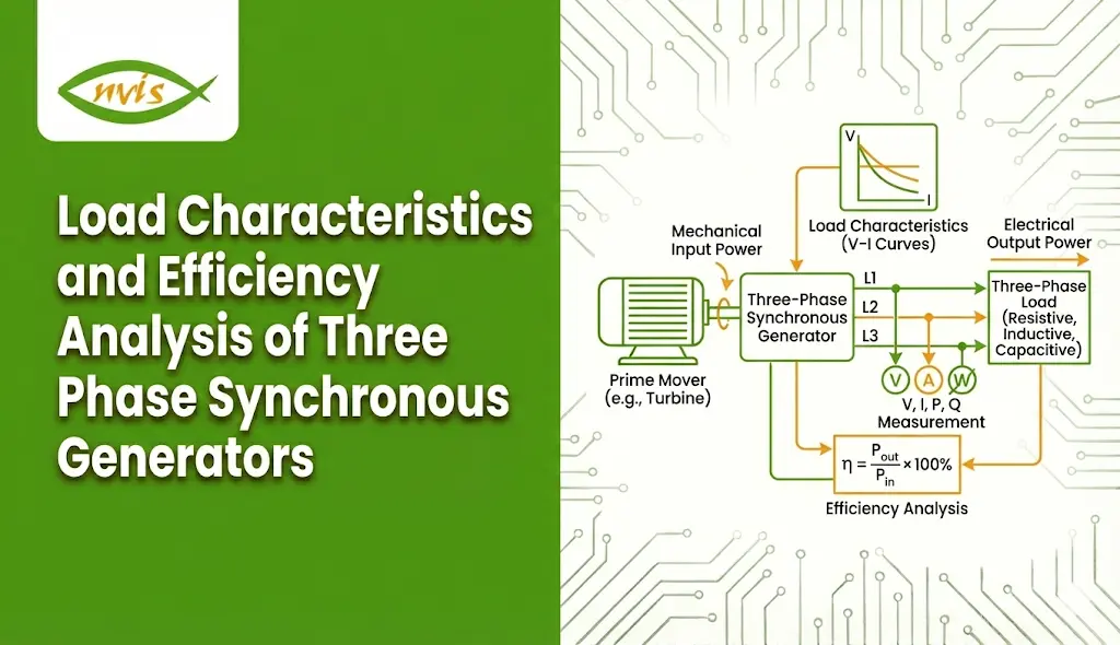 Load Characteristics and Efficiency Analysis of Three Phase Synchronous Generators