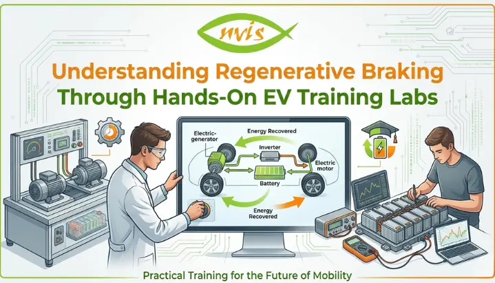 Understanding Regenerative Braking Through Hands-on EV Training Labs