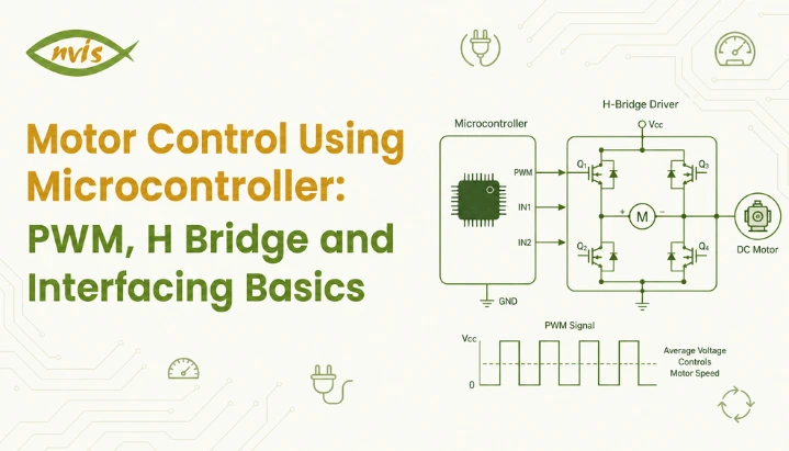 Motor Control Using Microcontroller: PWM, H Bridge and Interfacing Basics