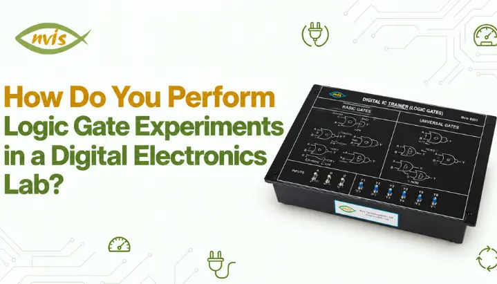 perform logic gate experiments in a digital electronics lab with step-by-step procedures