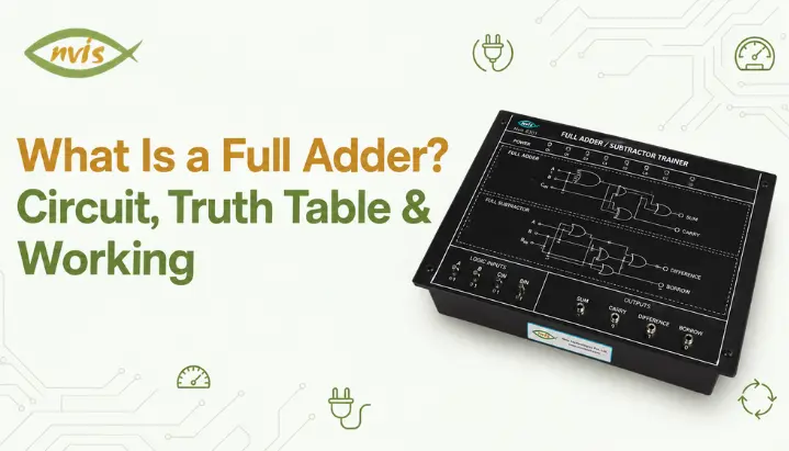 What Is a Full Adder? Circuit, Truth Table & Working