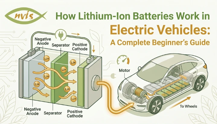 How Lithium-Ion Batteries Work in Electric Vehicles: A Complete Beginner’s Guide
